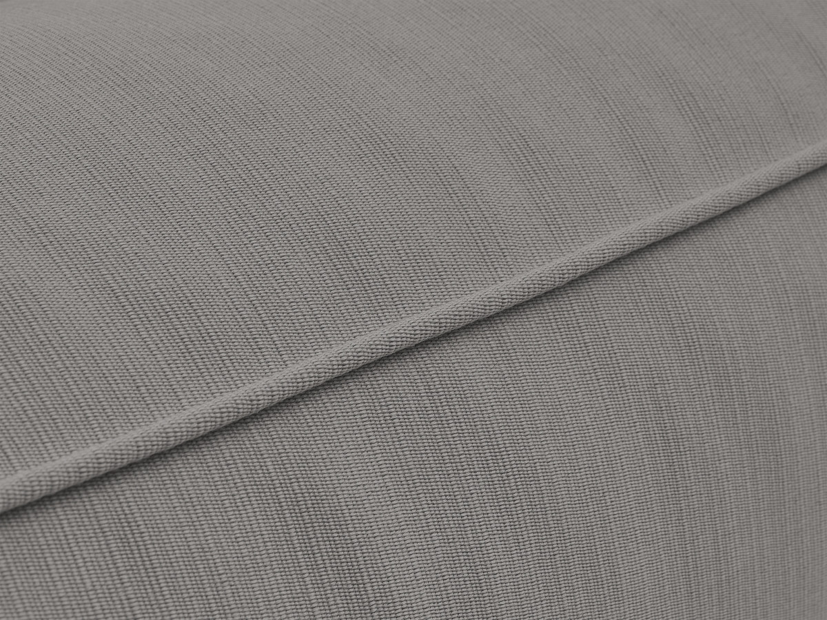 Canapé d'angle fixe EVEREST tissu chiné - Orange - Angle droit - 10 coussins