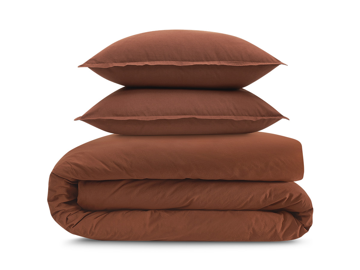 HERA volwassen katoenen percal beddengoedset met dekbedovertrek en kussenslopen