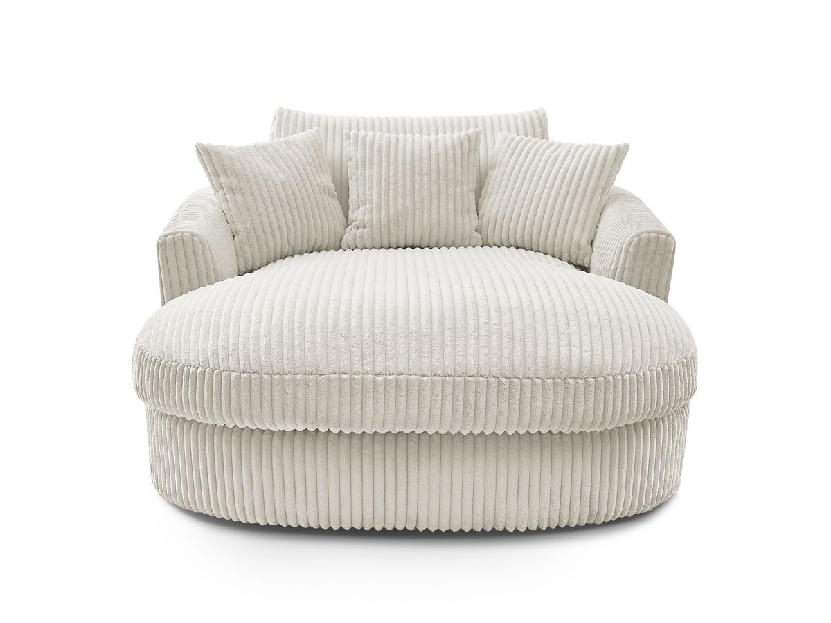 BELEM zachte geribbelde chaise longue