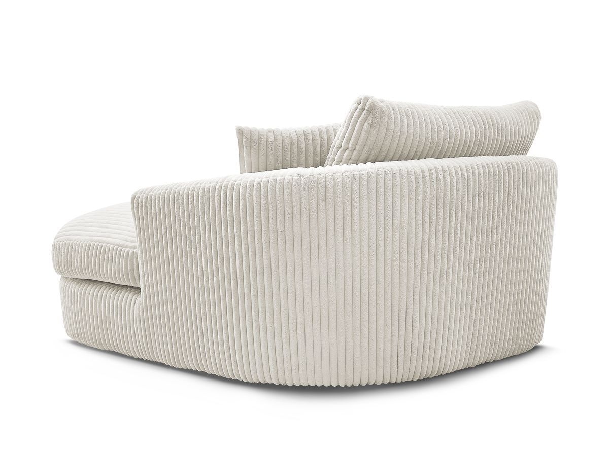 BELEM zachte geribbelde chaise longue