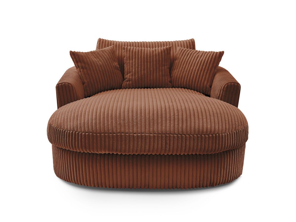 BELEM zachte geribbelde chaise longue