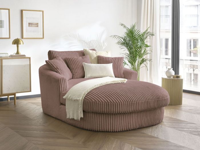 Fauteuil BELEM gros côtelé doux