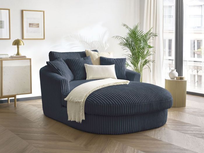 Fauteuil BELEM gros côtelé doux