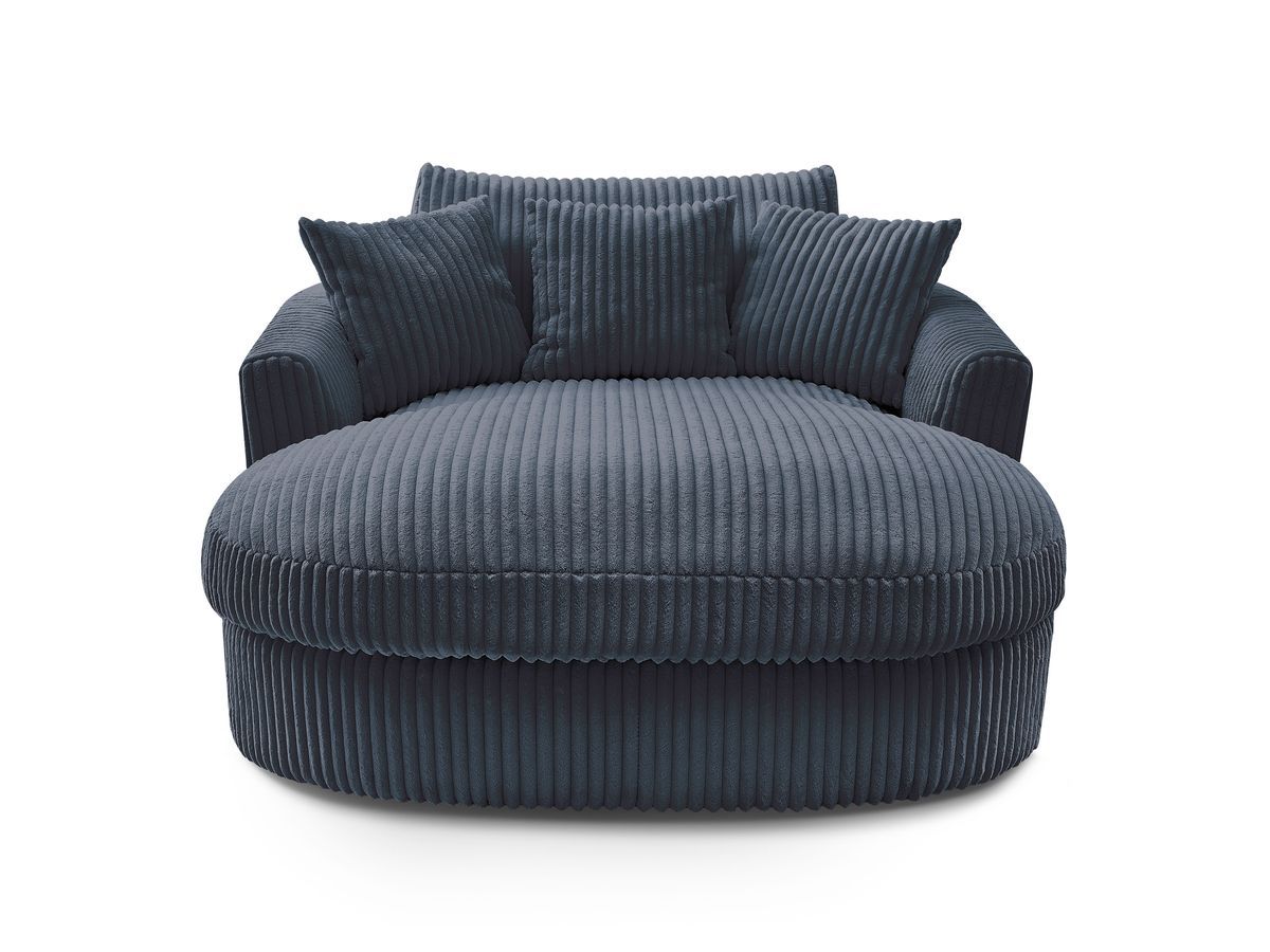 BELEM zachte geribbelde chaise longue
