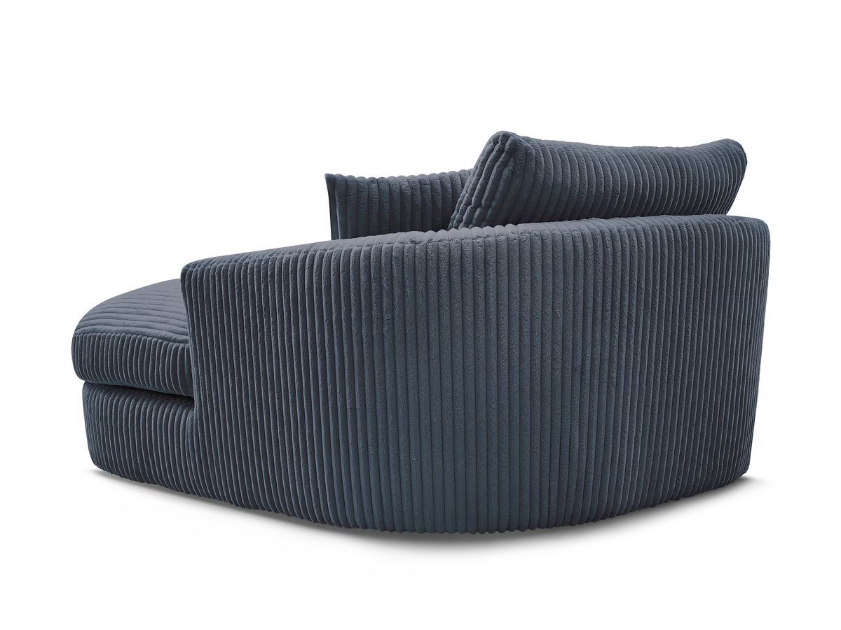 BELEM zachte geribbelde chaise longue