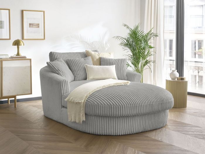 Fauteuil BELEM gros côtelé doux