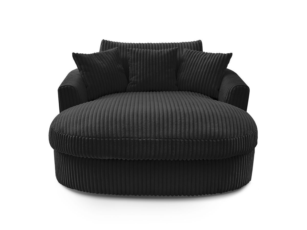 BELEM zachte geribbelde chaise longue