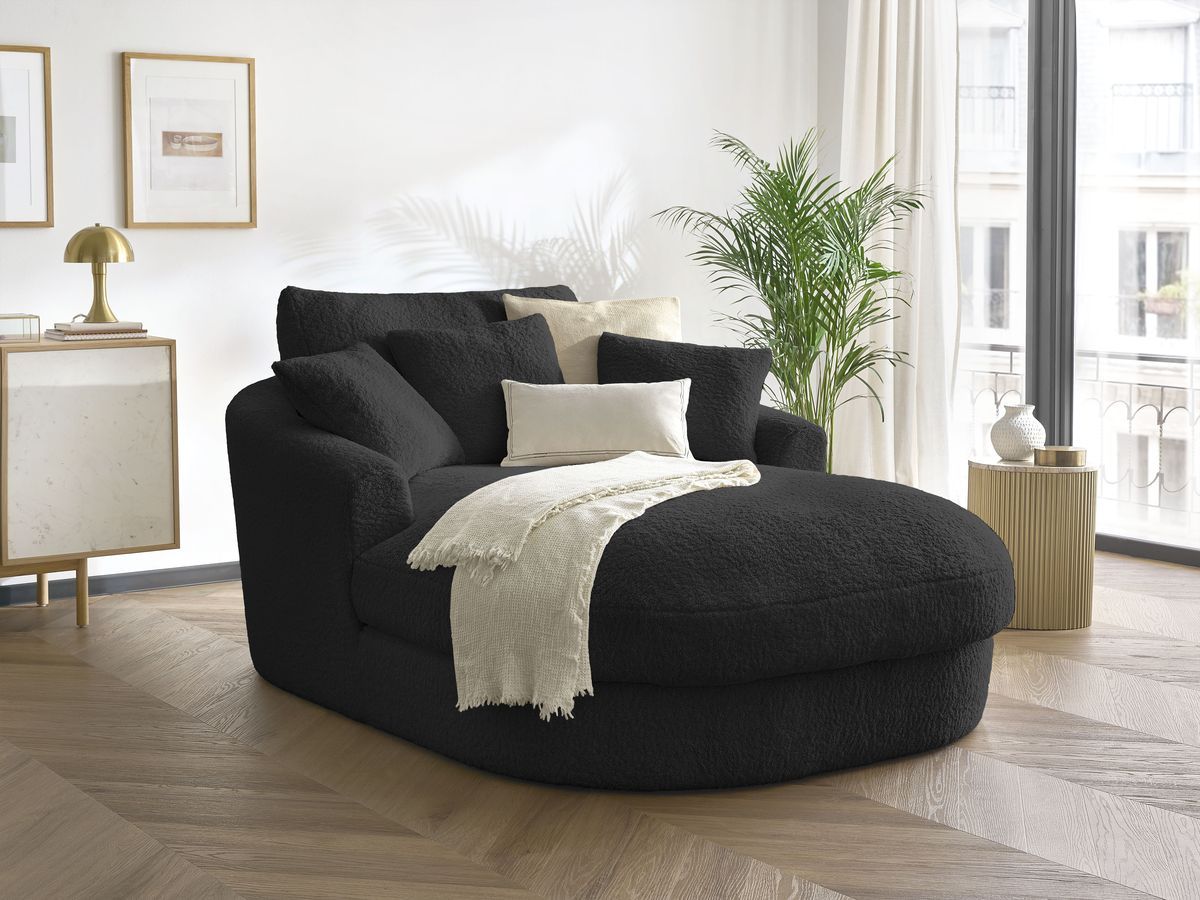 Méridienne BELEM tissu bouclette