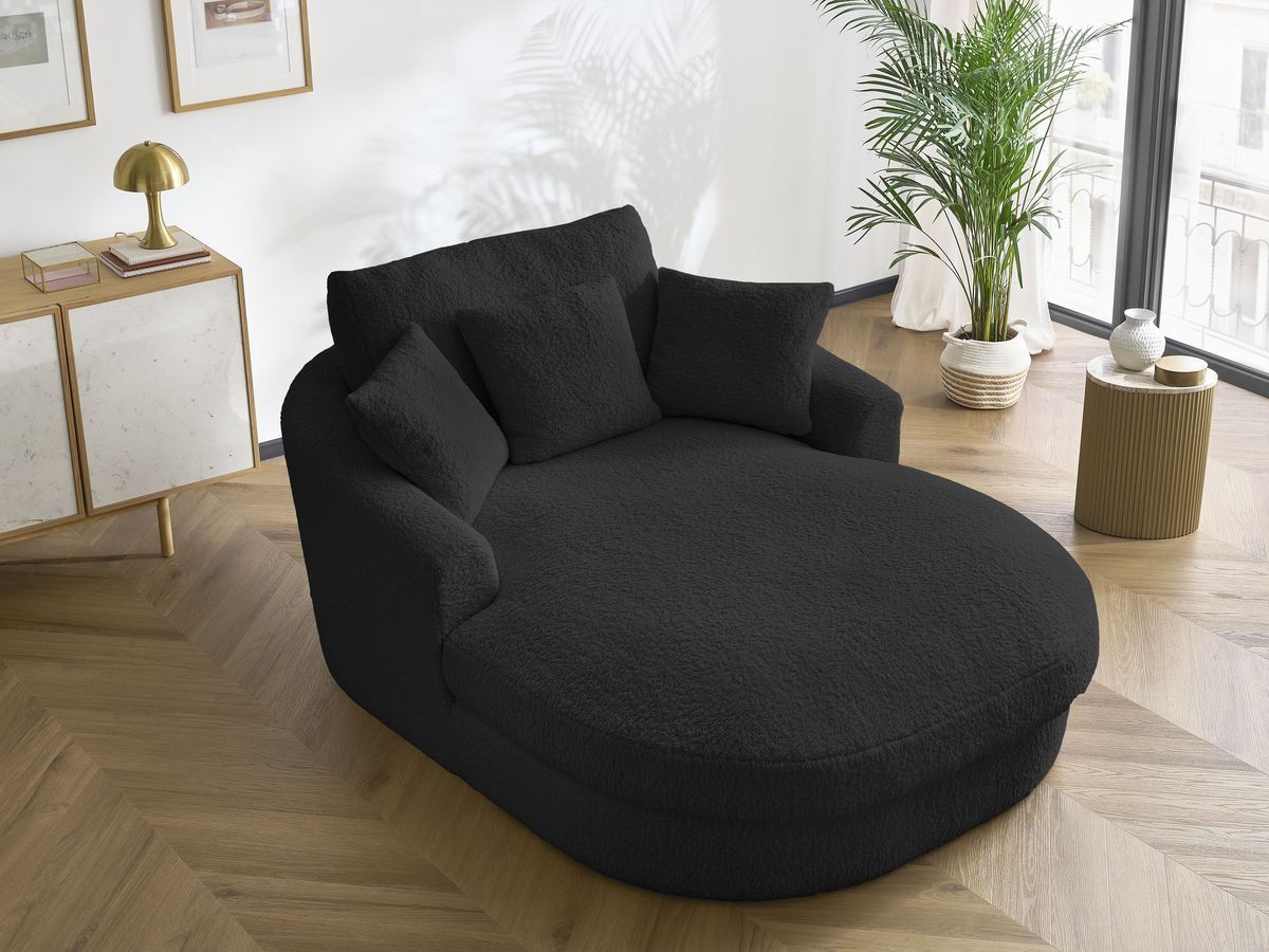 Méridienne BELEM tissu bouclette