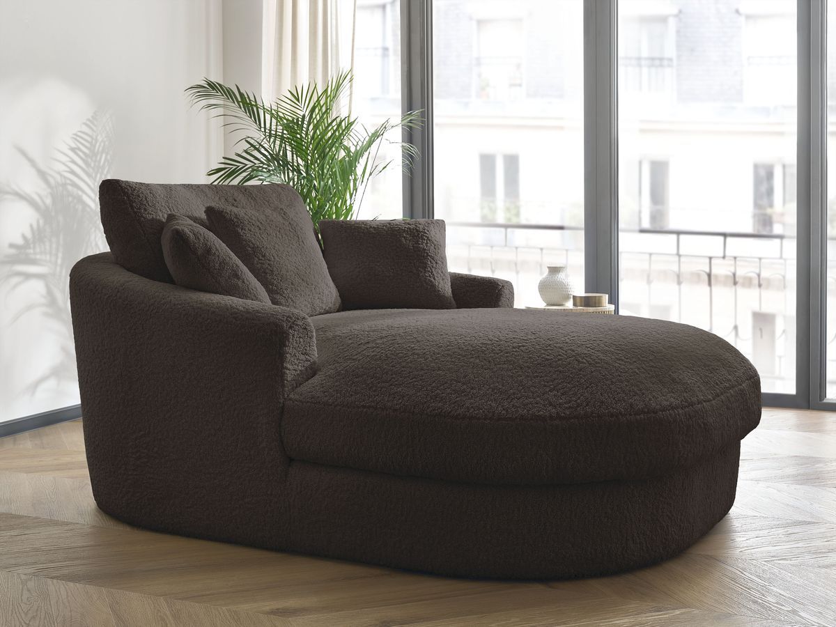 Méridienne BELEM tissu bouclette