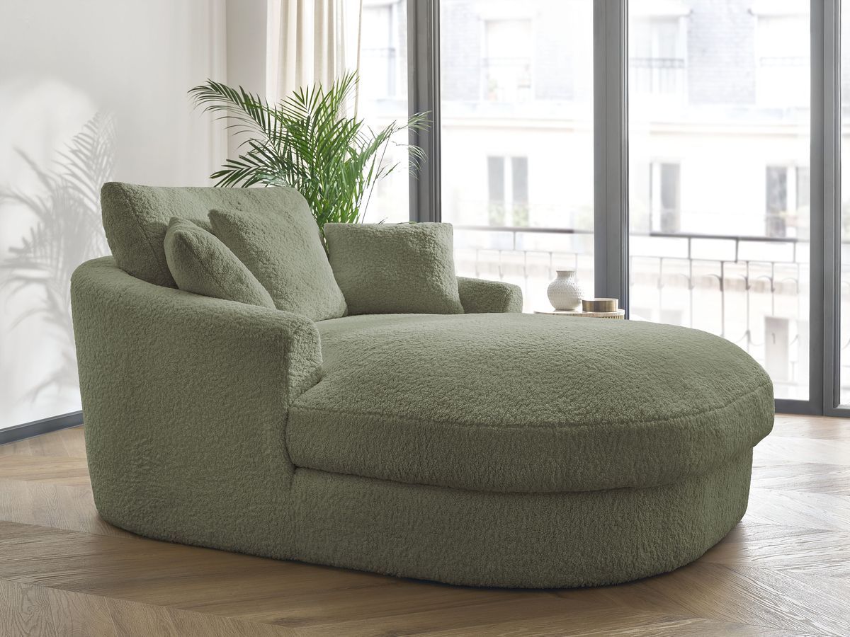 Méridienne BELEM tissu bouclette