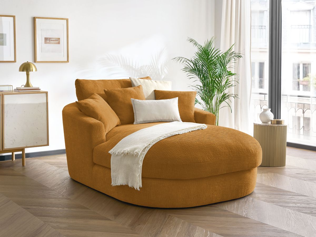 Méridienne BELEM tissu texturé