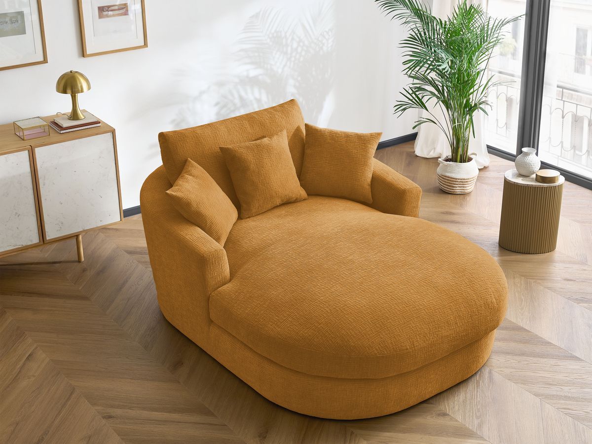 Méridienne BELEM tissu texturé