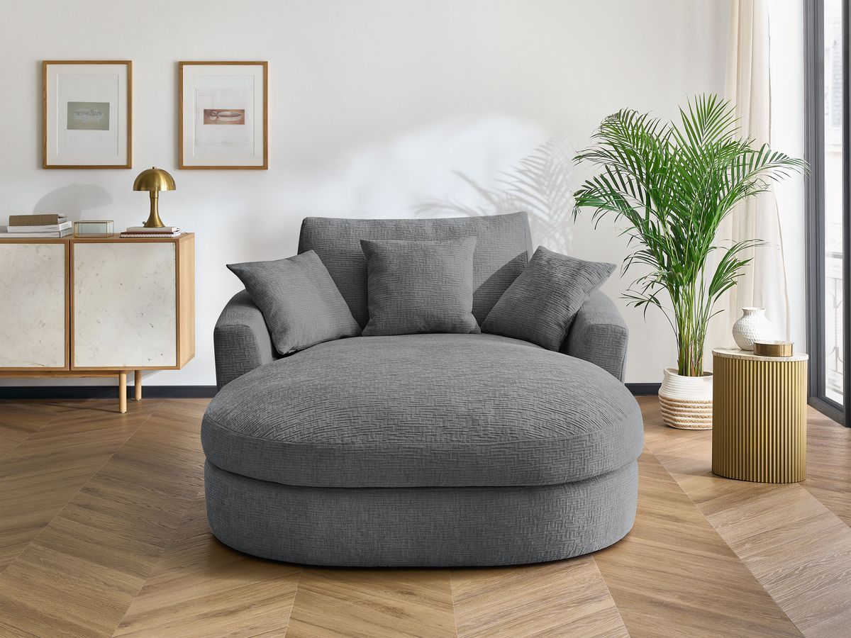 Méridienne BELEM tissu texturé