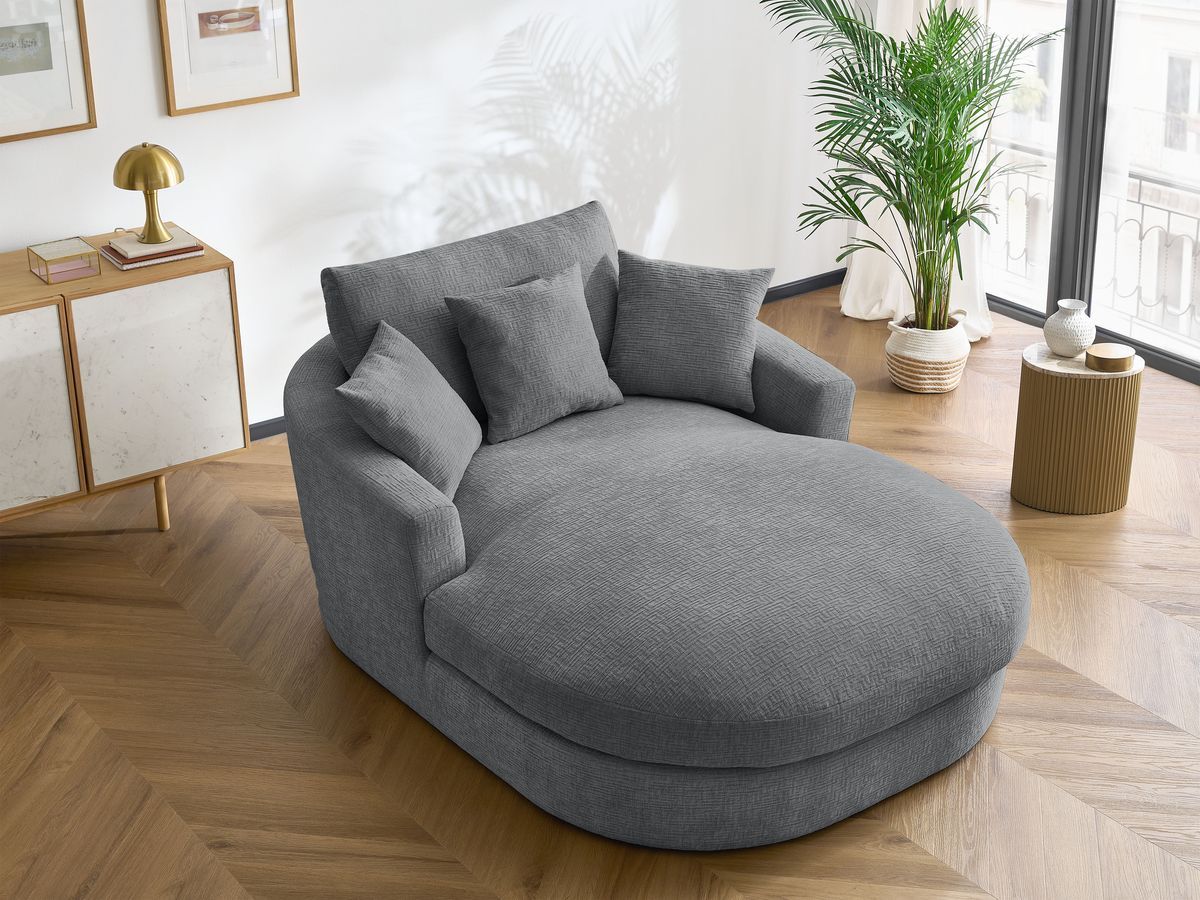Méridienne BELEM tissu texturé