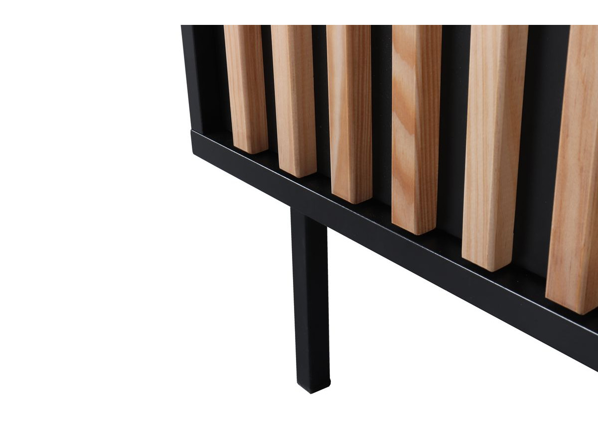 CORNEILLE set met 150 cm dressoir + 134 cm tv-meubel, massief grenen latten
