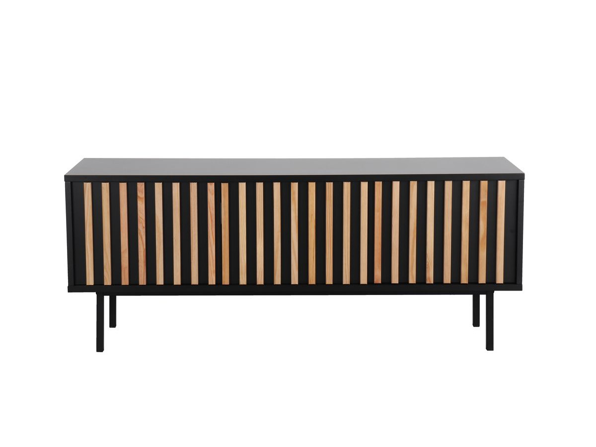 CORNEILLE set met 150 cm dressoir + 134 cm tv-meubel, massief grenen latten