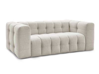 Canapé droit convertible ouverture express 3 places CLOUD tissu lisse