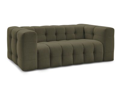Canapé droit convertible ouverture express 3 places CLOUD tissu lisse