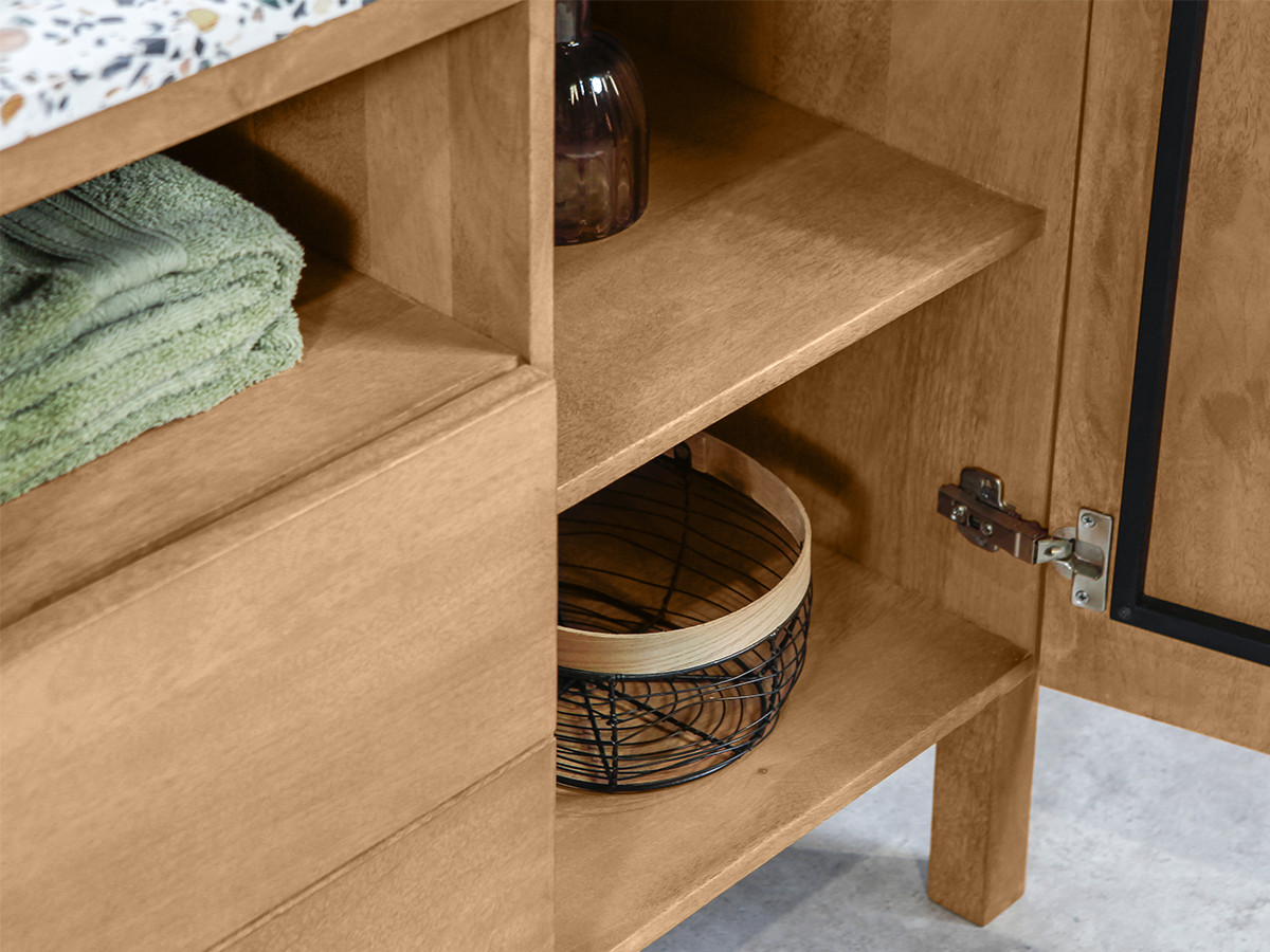 Badkamermeubel 120 cm BARBARA terrazzo