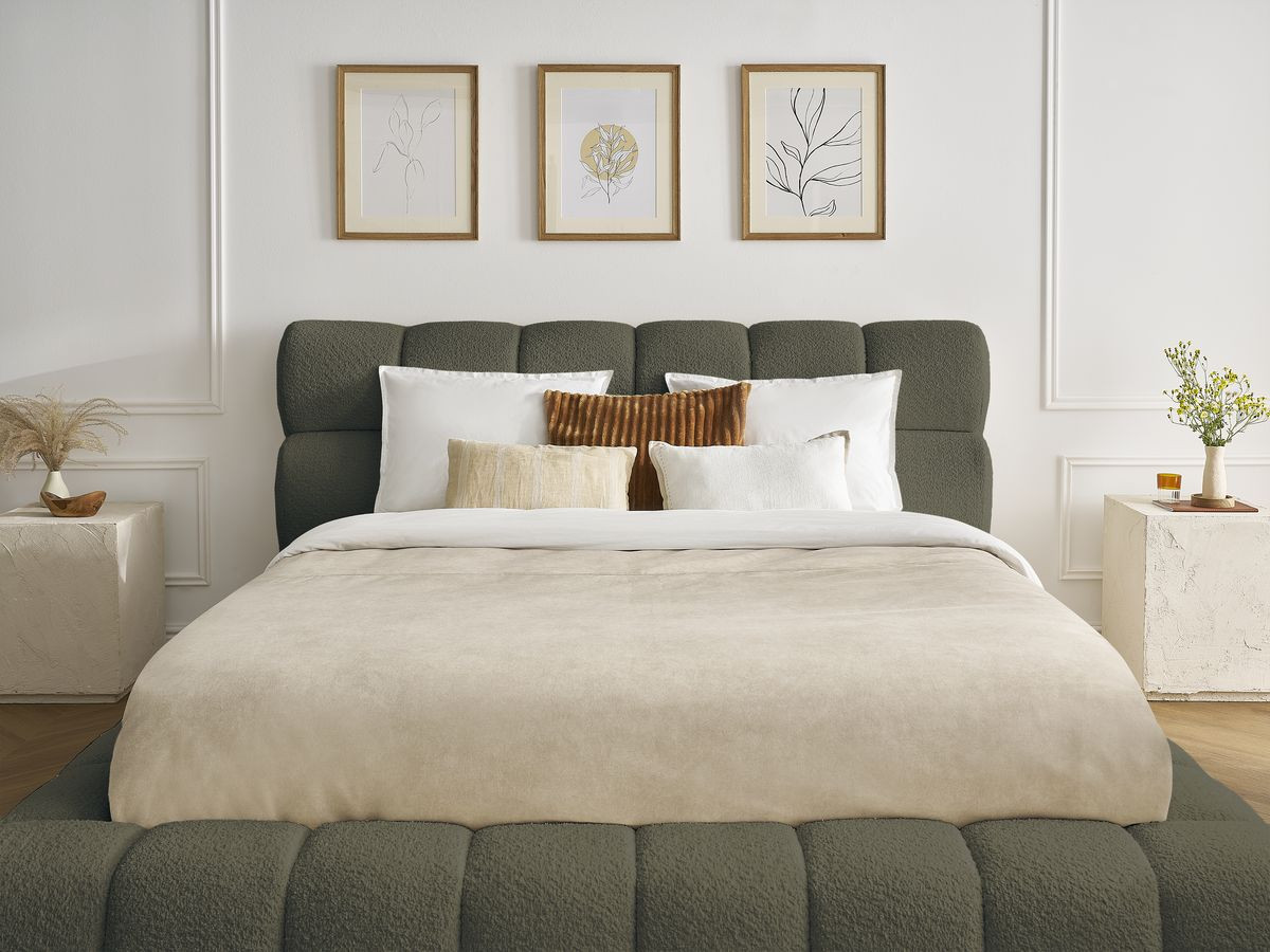 MONT-BLANC opbergbed in badstof
