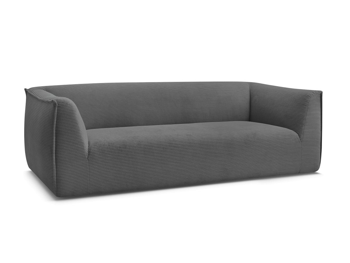 GIORGIA vaste 3-zits rechte bank in corduroy