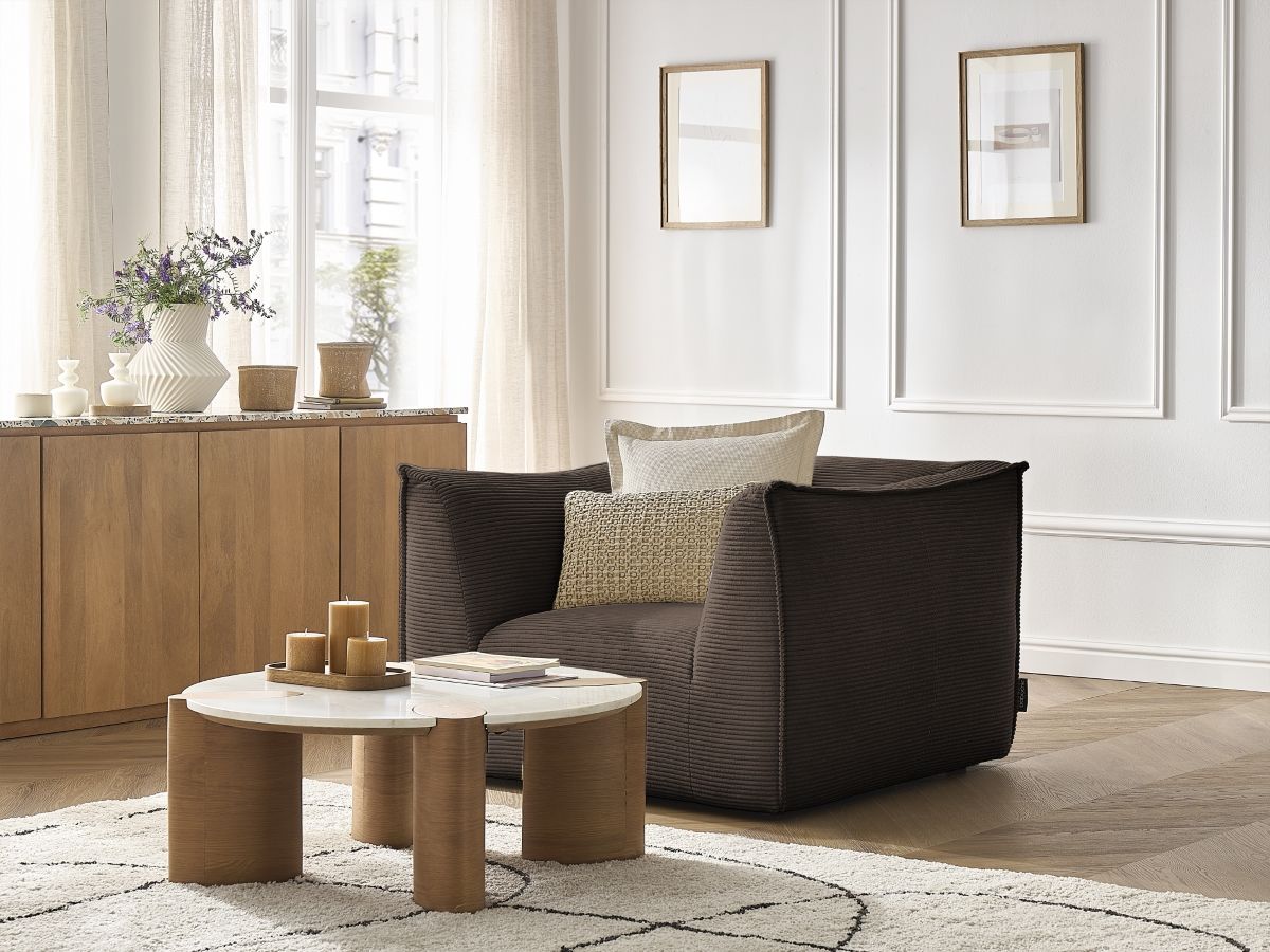 GIORGIA corduroy fauteuil
