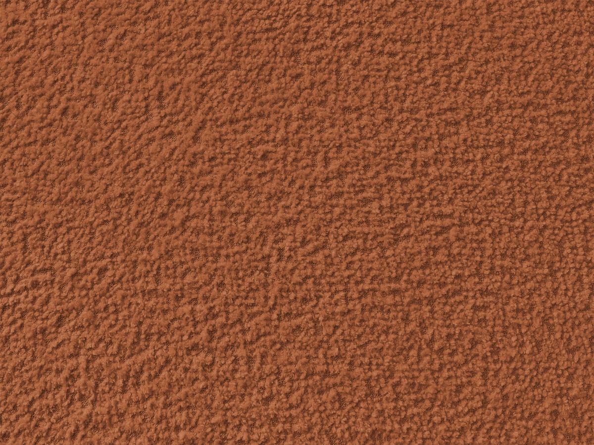 GIORGIA vaste 3-zits rechte bank in badstof