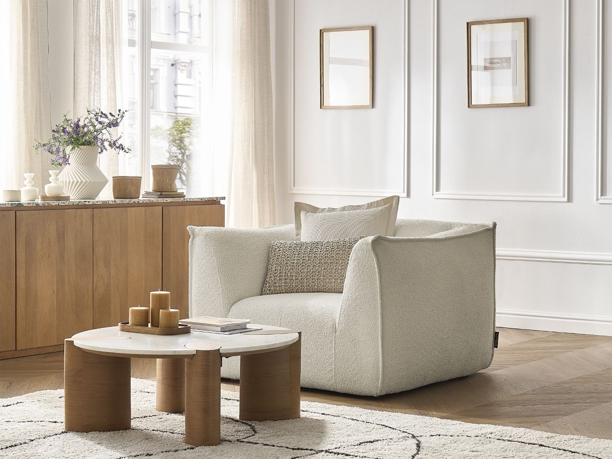 GIORGIA fauteuil in French Terry stof