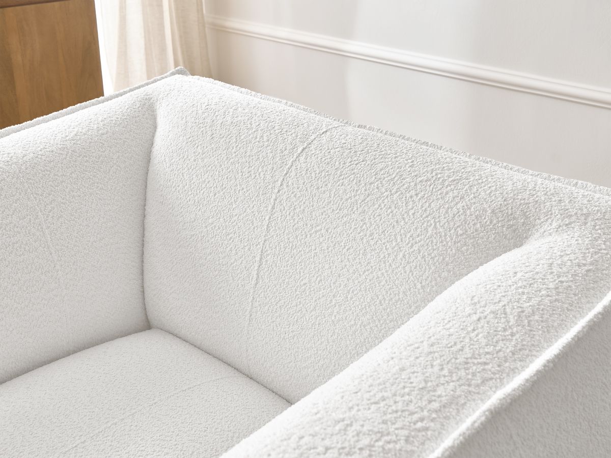 Fauteuil GIORGIA tissu bouclette