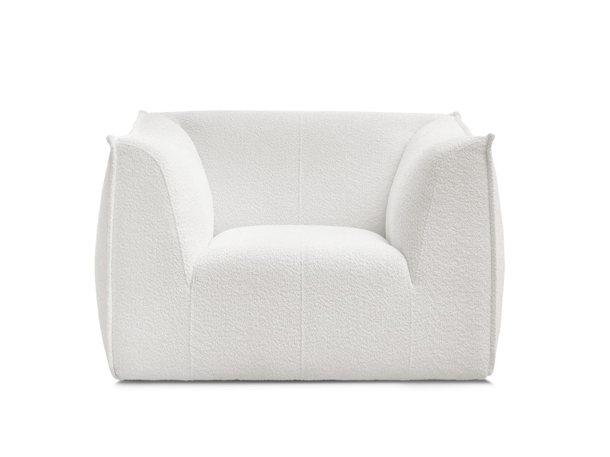 Fauteuil GIORGIA tissu bouclette
