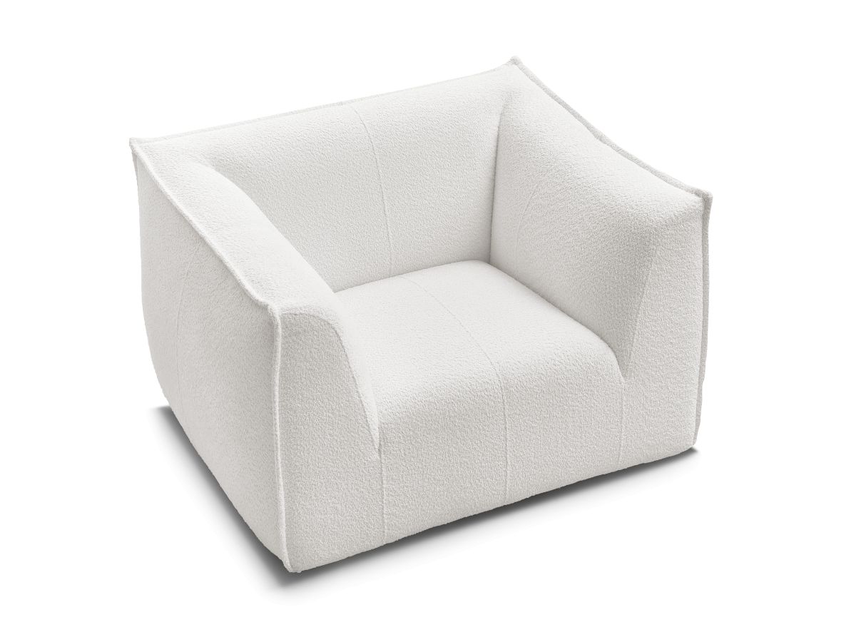 Fauteuil GIORGIA tissu bouclette