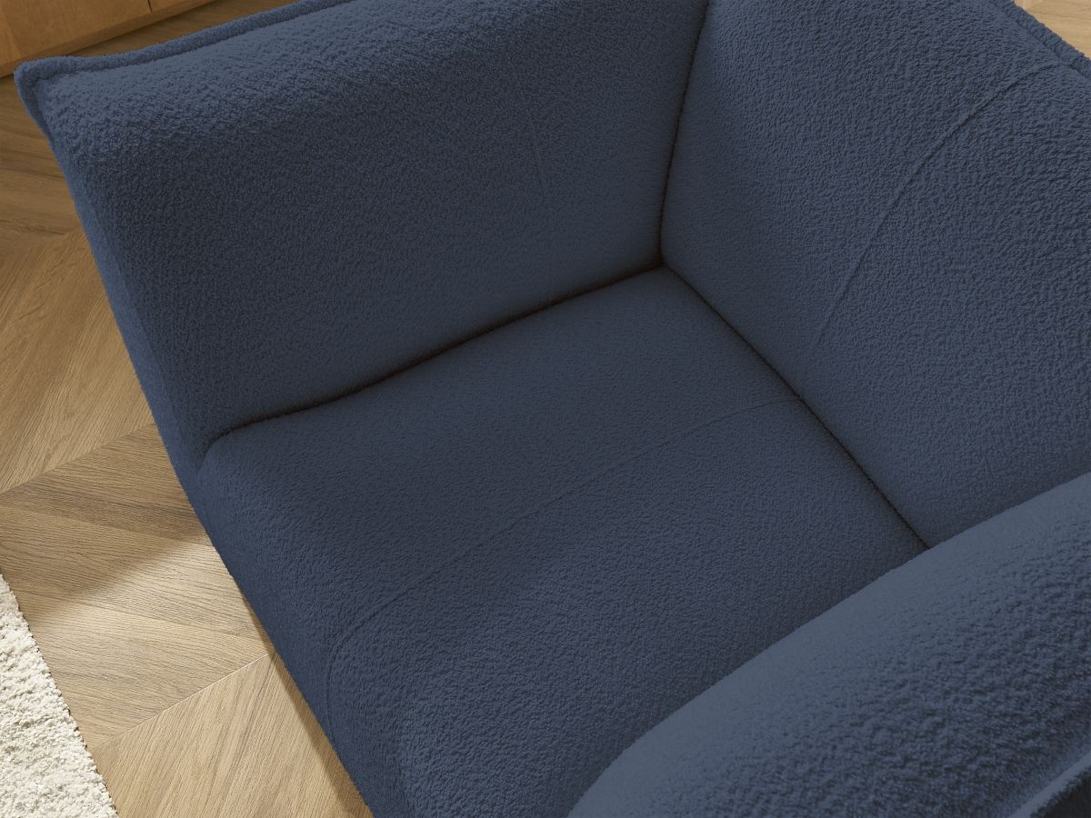 Fauteuil GIORGIA tissu bouclette
