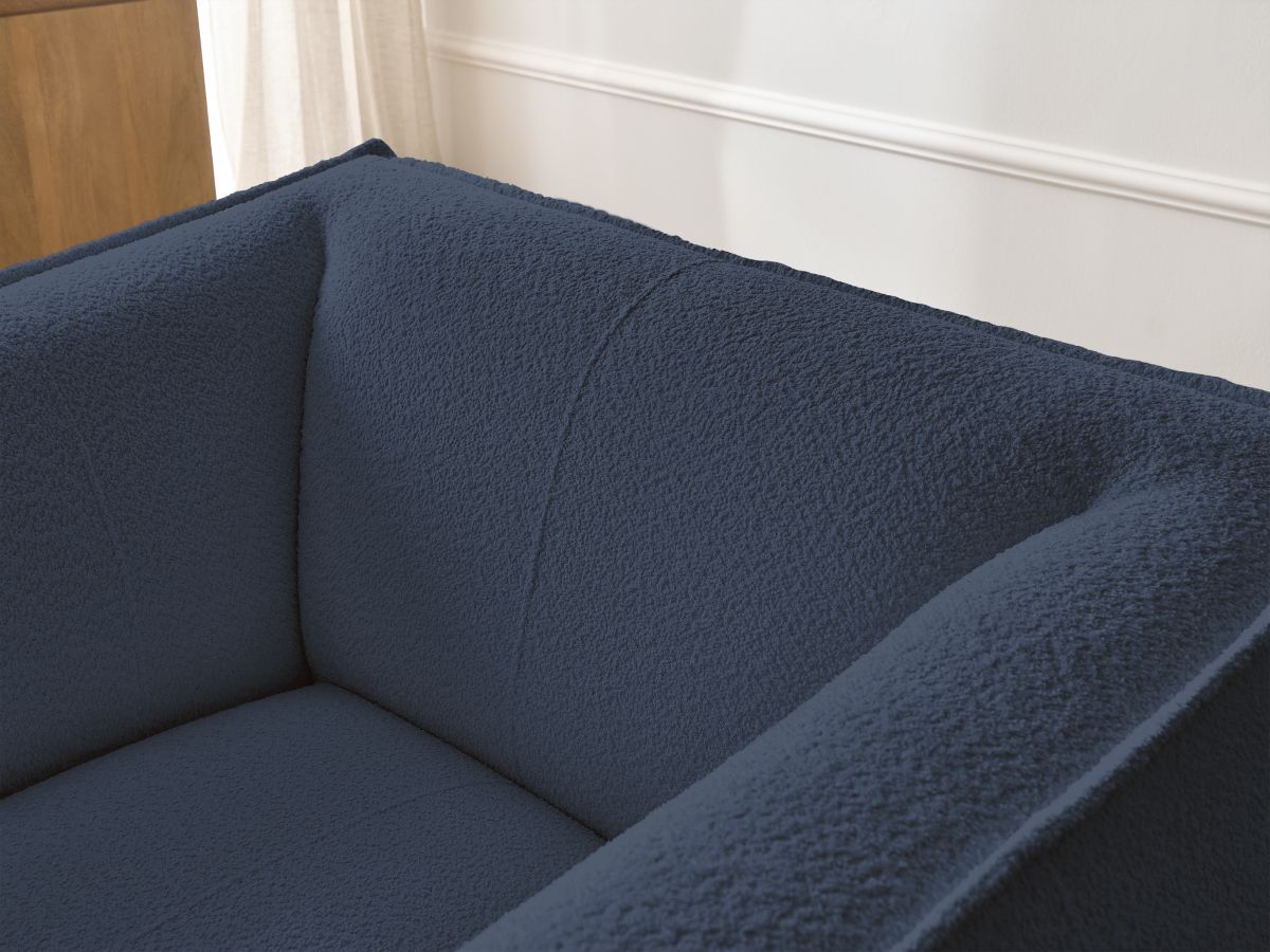 Fauteuil GIORGIA tissu bouclette
