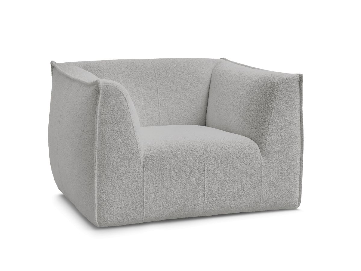 Fauteuil GIORGIA tissu bouclette