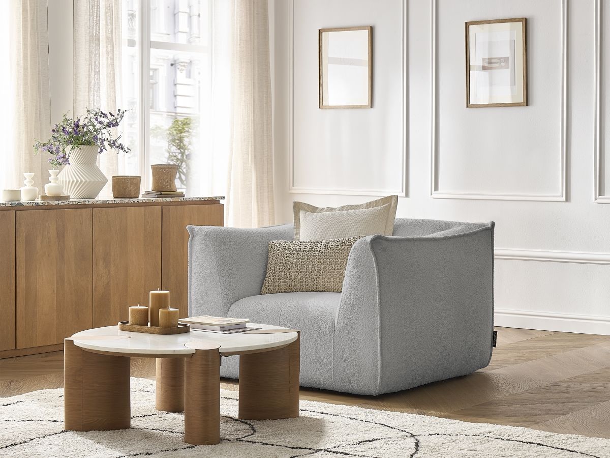 GIORGIA fauteuil in French Terry stof