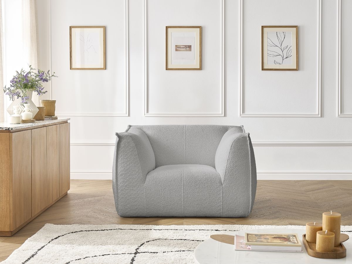 GIORGIA fauteuil in French Terry stof