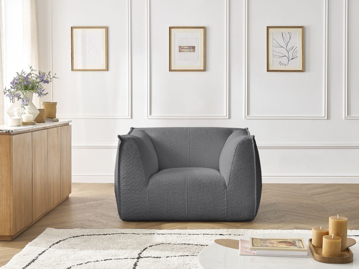 GIORGIA fauteuil in French Terry stof
