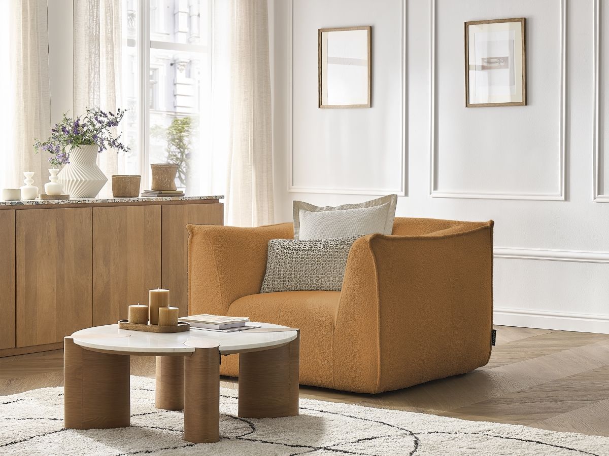 GIORGIA fauteuil in French Terry stof