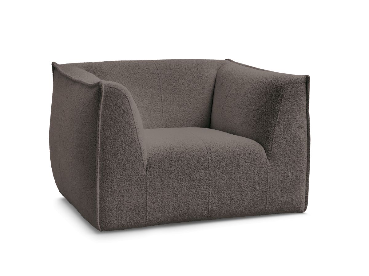 Fauteuil GIORGIA tissu bouclette