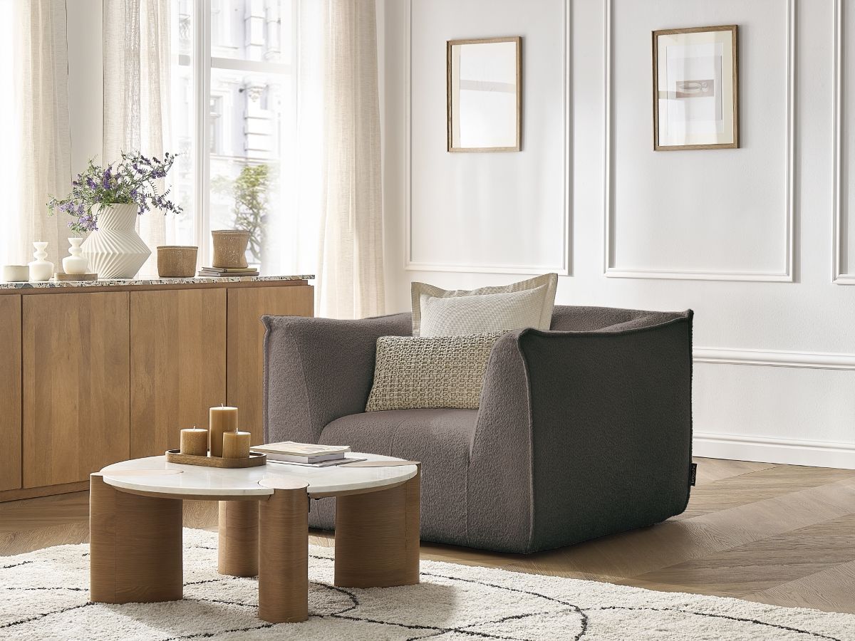 GIORGIA fauteuil in French Terry stof