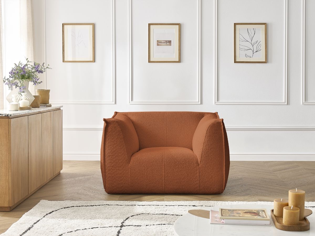 GIORGIA fauteuil in French Terry stof