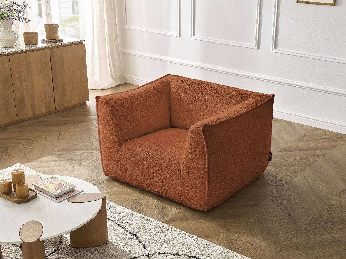 GIORGIA fauteuil in French Terry stof