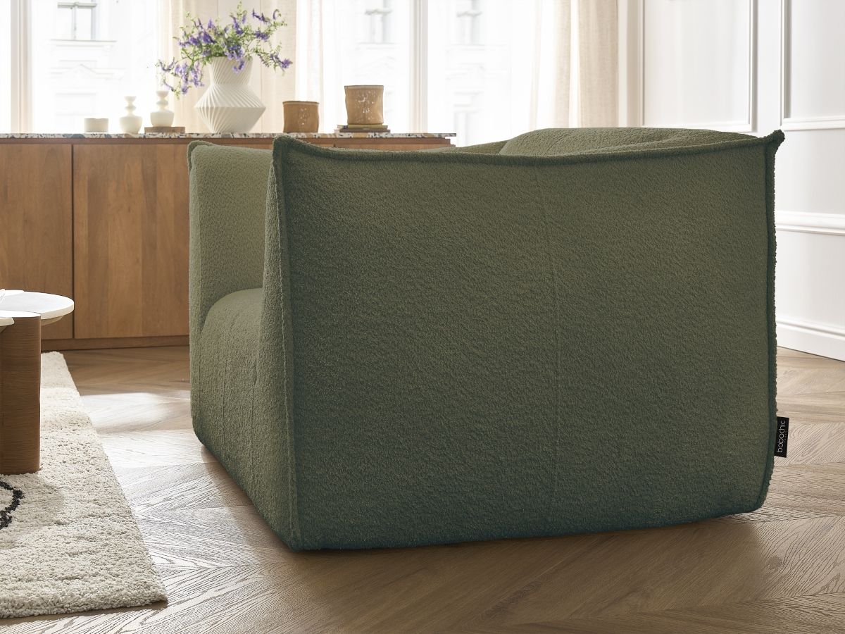 Fauteuil GIORGIA tissu bouclette