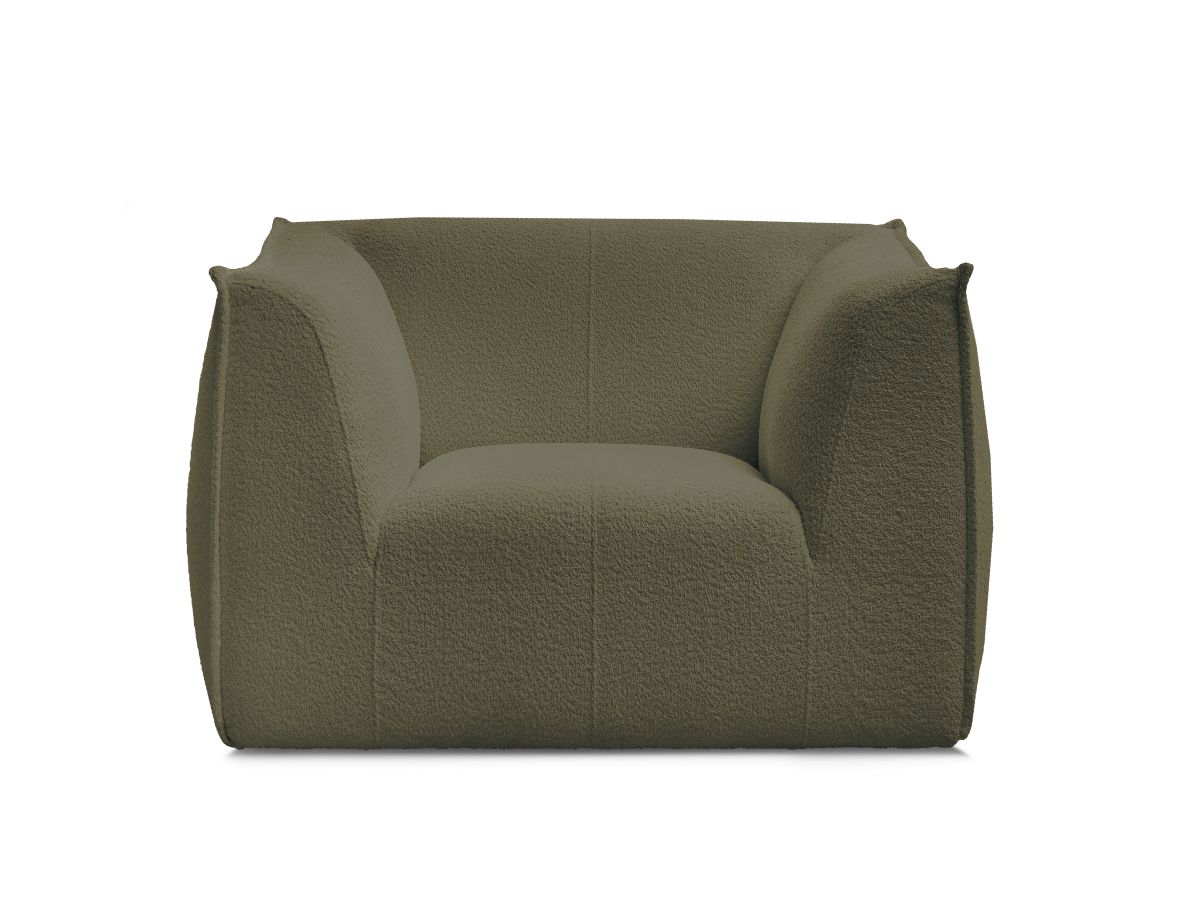 Fauteuil GIORGIA tissu bouclette