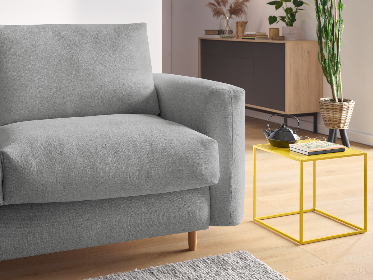 COCOONE omvormbare rechte bank met express-opening in gemêleerde stof