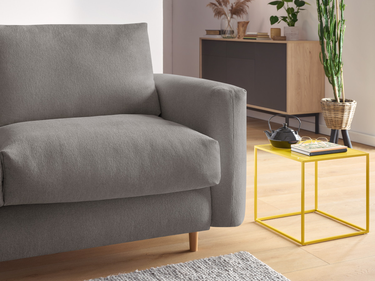 COCOONE omvormbare rechte bank met express-opening in gemêleerde stof