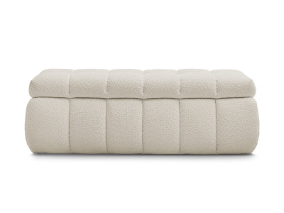 Bout de lit MONT-BLANC tissu bouclette