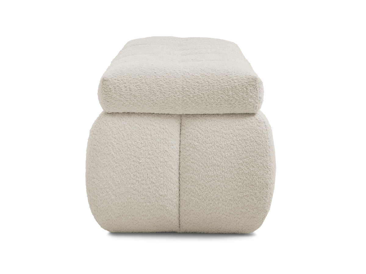Bout de lit MONT-BLANC tissu bouclette