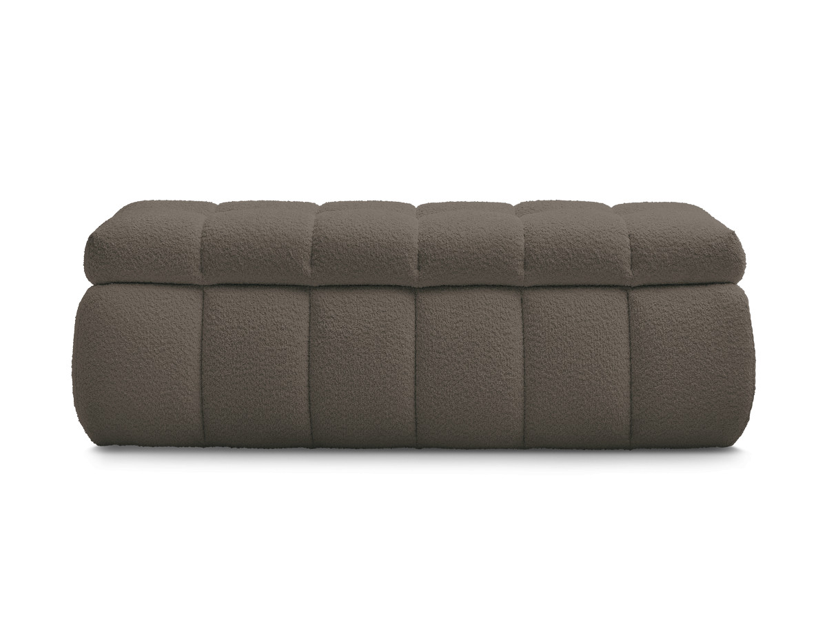 Bout de lit MONT-BLANC tissu bouclette